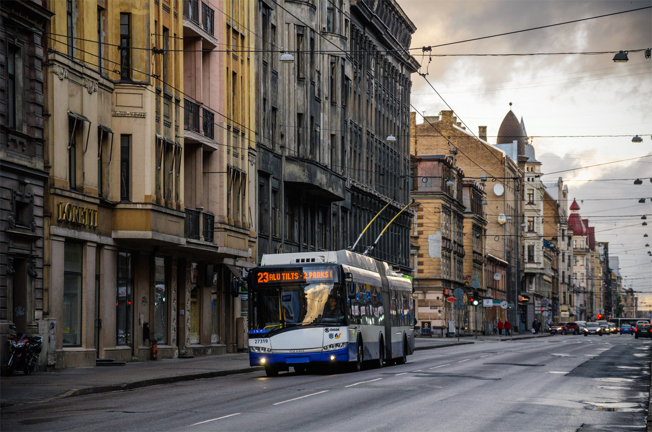 Рига, Škoda 27Tr Solaris III № 27319