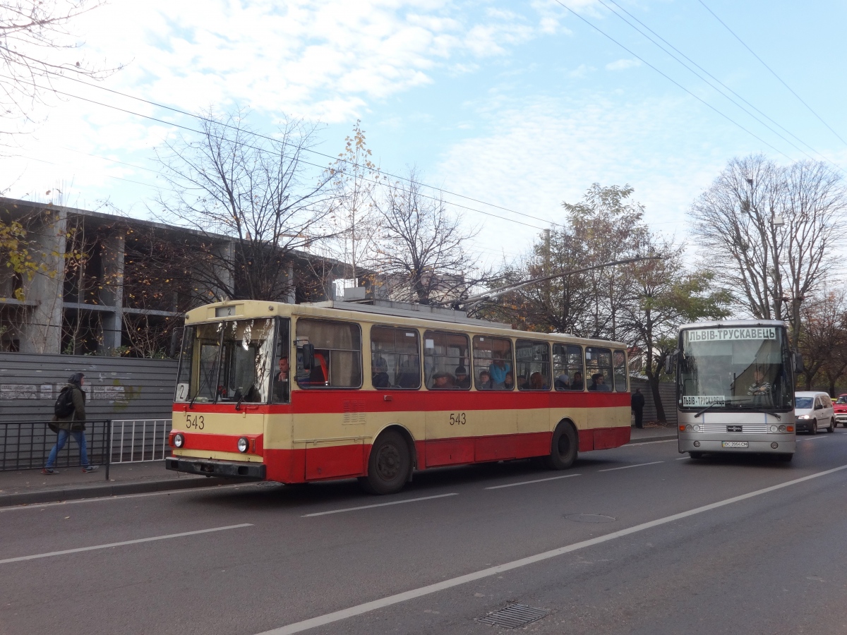 Львов, Škoda 14Tr89/6 № 543