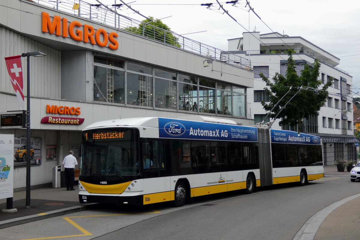 Шаффхаузен, Hess SwissTrolley 3 (BGT-N2C) № 106