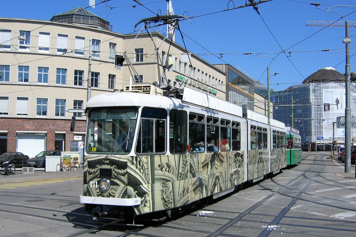 Базель, SWS/BBC Be 8/8 № 351