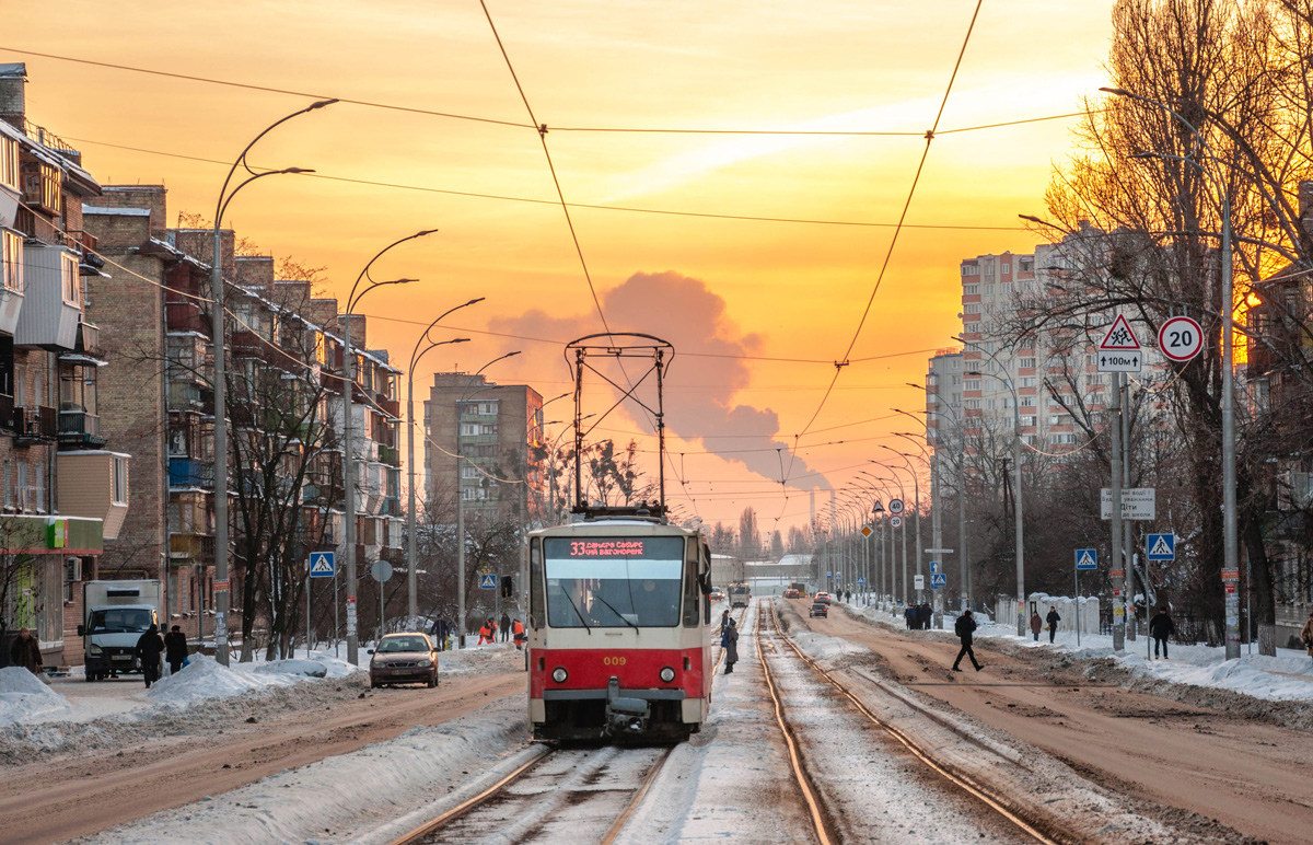 Киев, Tatra T6B5SU № 009; Киев — Трамвайные линии: Дарницкая сеть