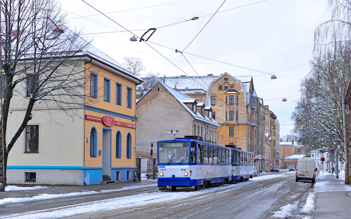 Рига, Tatra T3MR (T6B5-R) № 35076