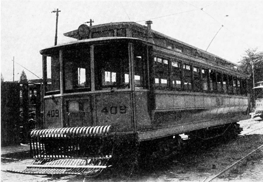 Cleveland, Stephenson 4-axle motor car Nr. 409