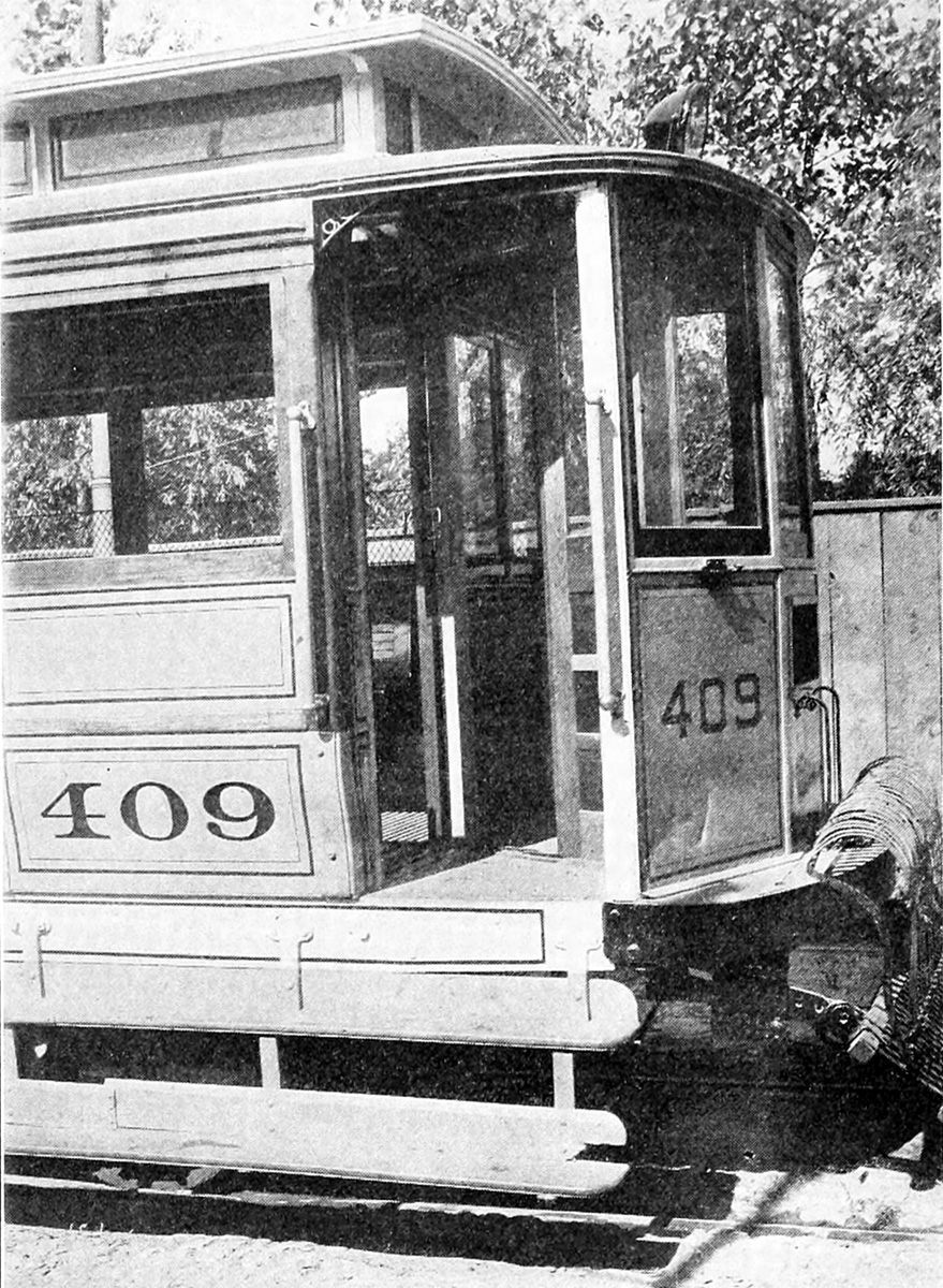 Кливленд, Четырёхосный моторный Stephenson № 409 Кливленд, Четырёхосный моторный Stephenson № 409