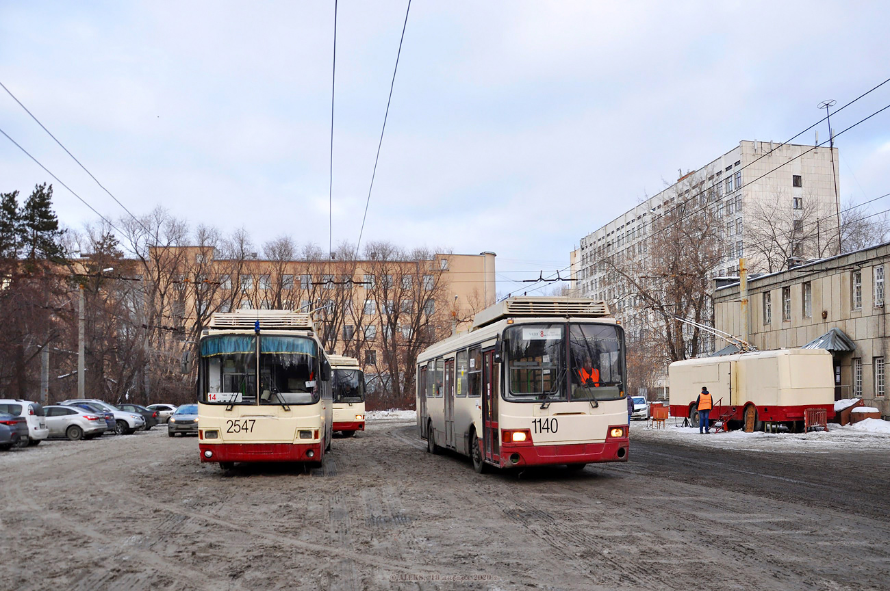 Челябинск, ЛиАЗ-5280 (ВЗТМ) № 1140; Челябинск, ЛиАЗ-5280 (ВЗТМ) № 2547