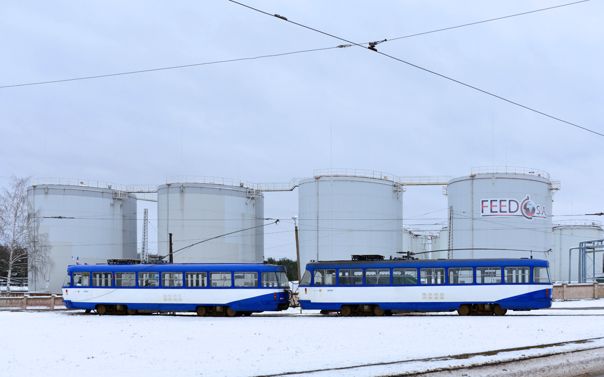 Рига, Tatra T3A № 30503; Рига, Tatra T3A № 30493