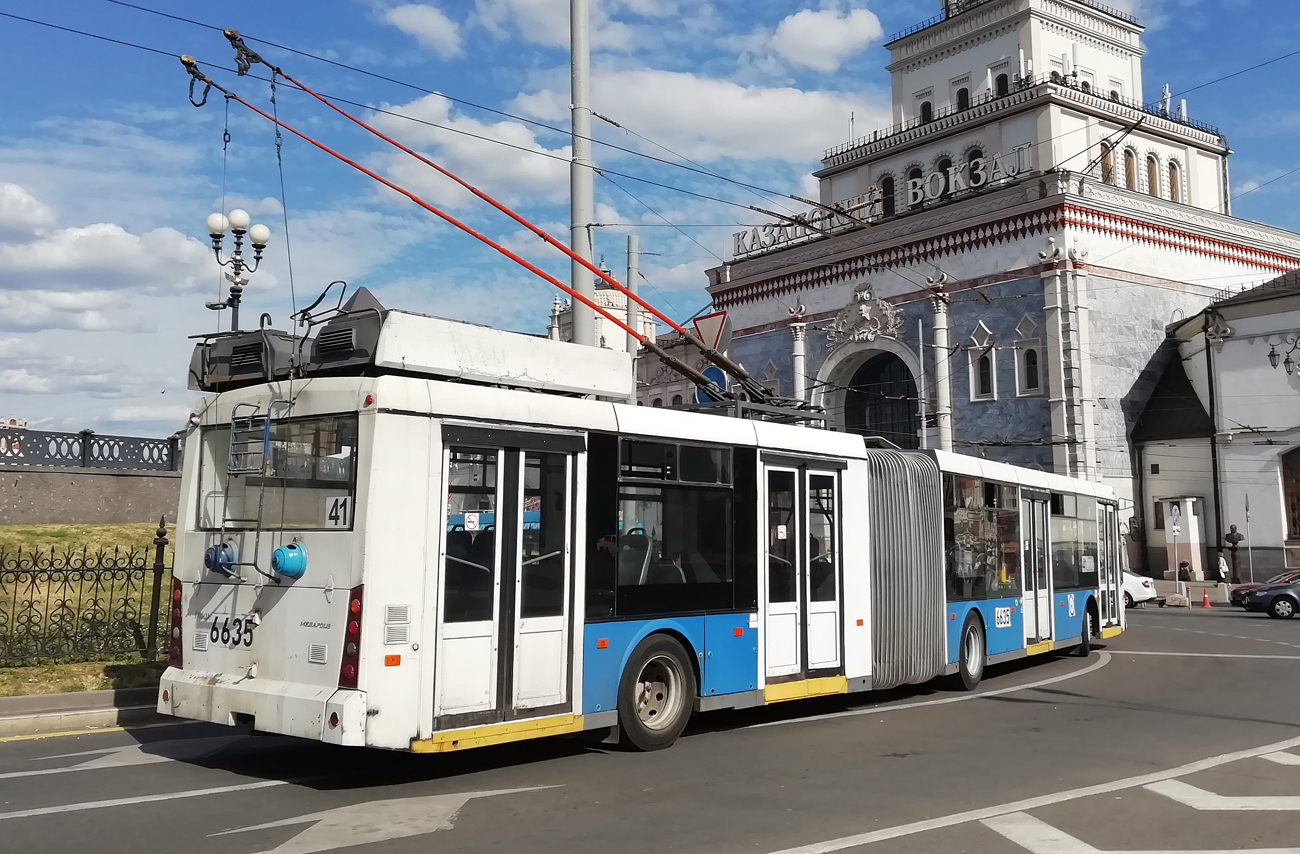 Москва, Тролза-6206.01 «Мегаполис» № 6635