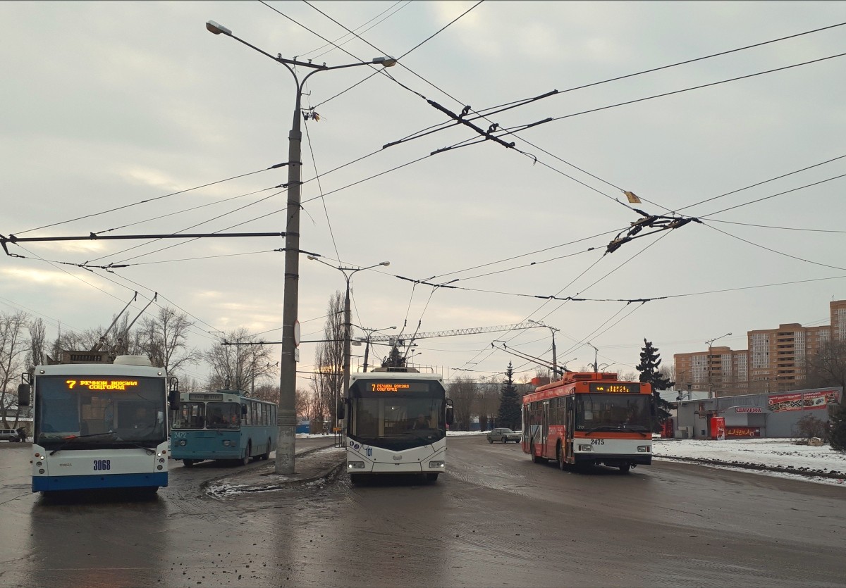 Togliatti, Trolza-5265.00 “Megapolis” — 3068; Togliatti, BKM 321 — 101; Togliatti, Trolza-5275.07 “Optima” — 2475