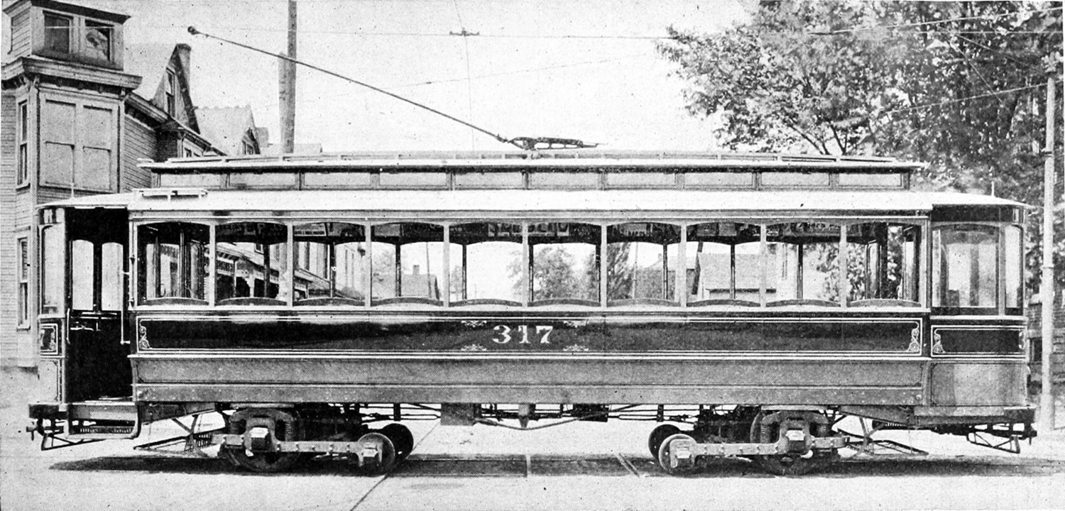 Columbus, OH, Brill 4-axle motor car č. 317