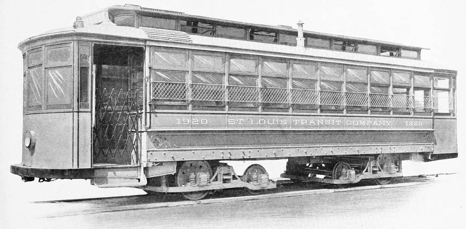 St. Louis, Laclede 4-axle motor car č. 1920