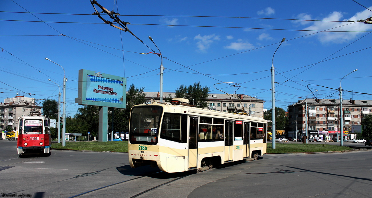 Новосибирск, 71-605 (КТМ-5М3) № 2008; Новосибирск, 71-619КТ № 2185