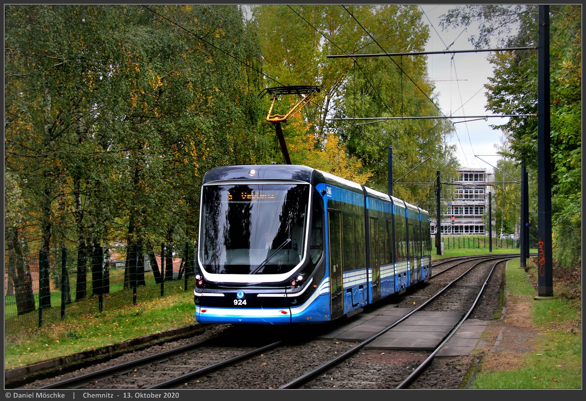 Хемниц, Škoda 35T ForCity Classic № 924