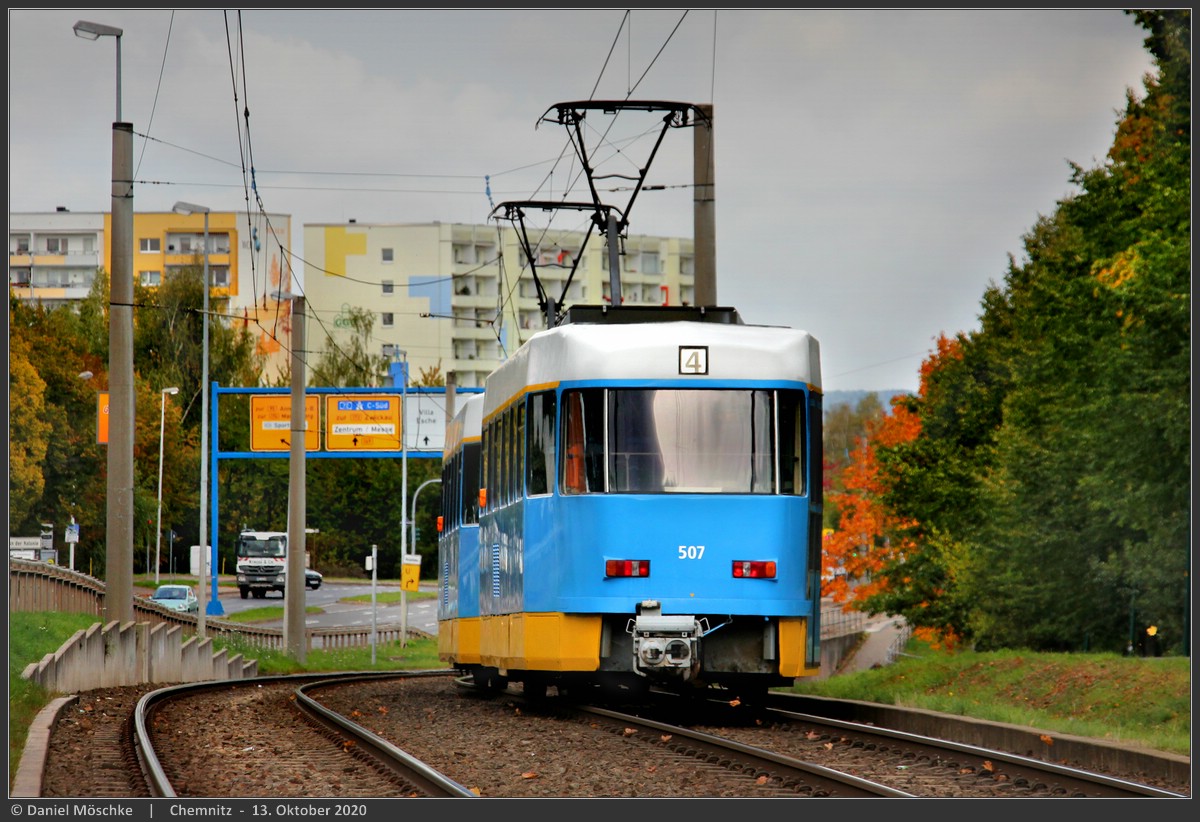 Chemnitz, Tatra T3DM № 507