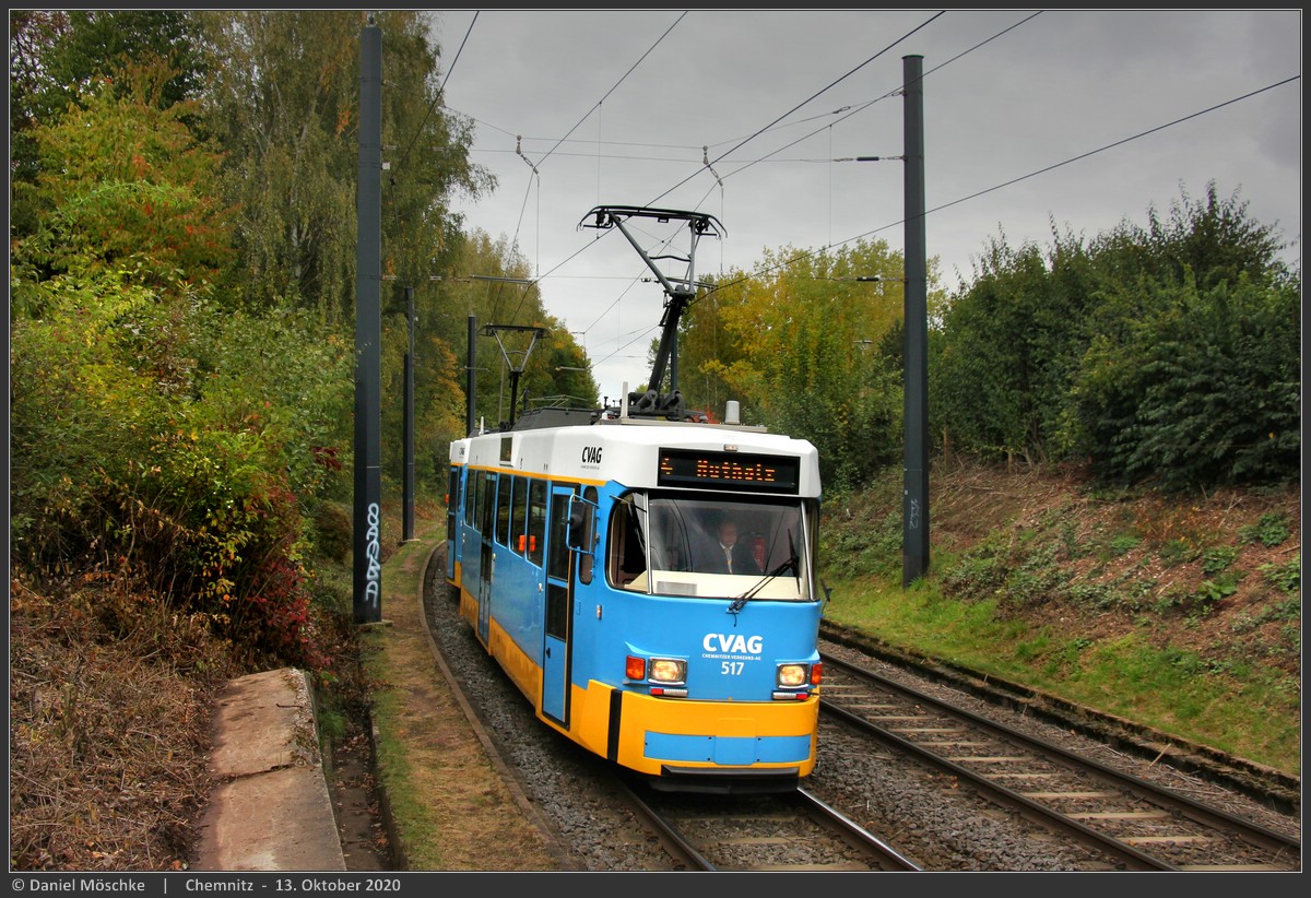 Chemnitz, Tatra T3DM № 517