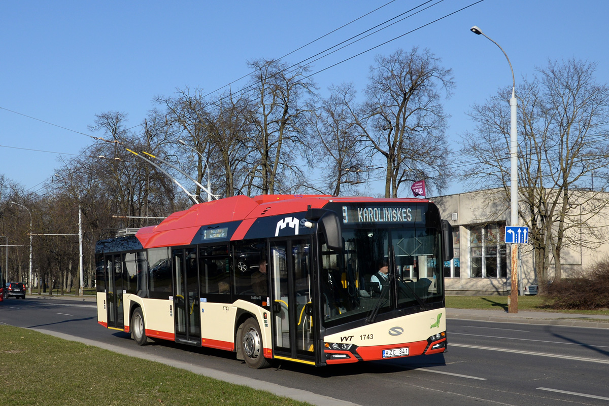 Вильнюс, Solaris Trollino IV 12 Škoda № 1743