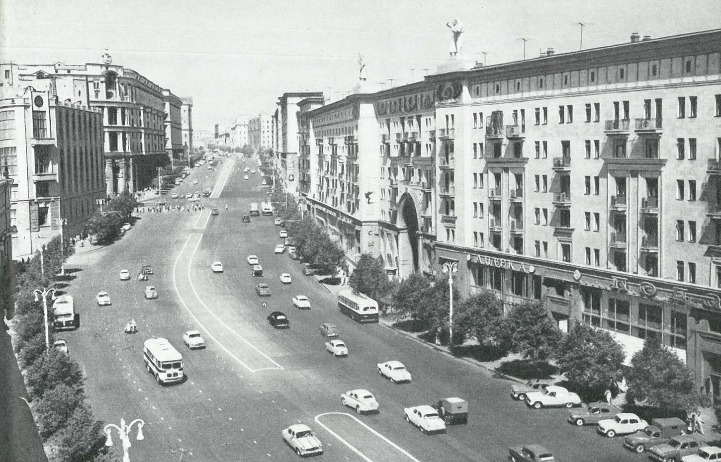 Москва — Исторические фотографии — Трамвай и Троллейбус (1946-1991)