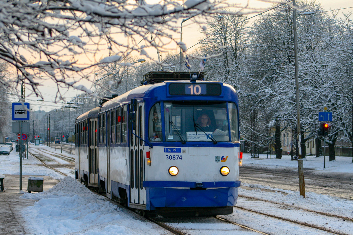 Рига, Tatra T3A № 30874