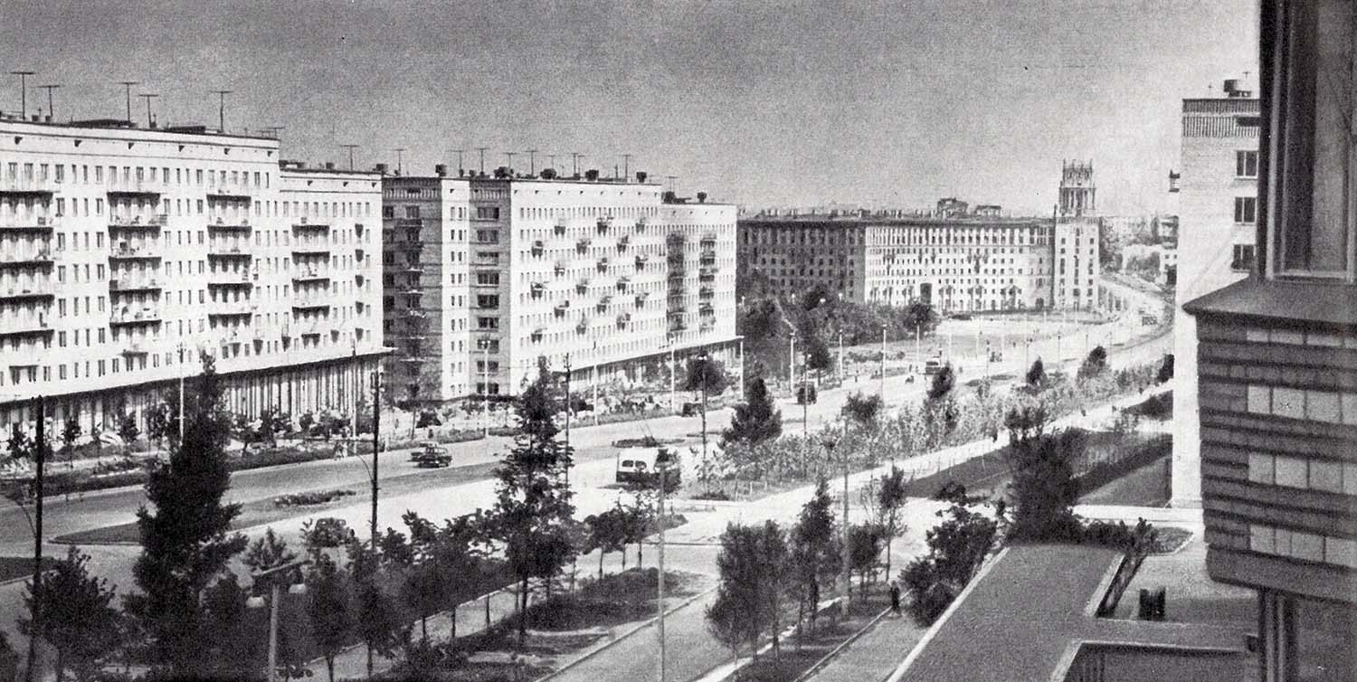 Москва — Исторические фотографии — Трамвай и Троллейбус (1946-1991); Москва — Троллейбусные линии: ЮЗАО
