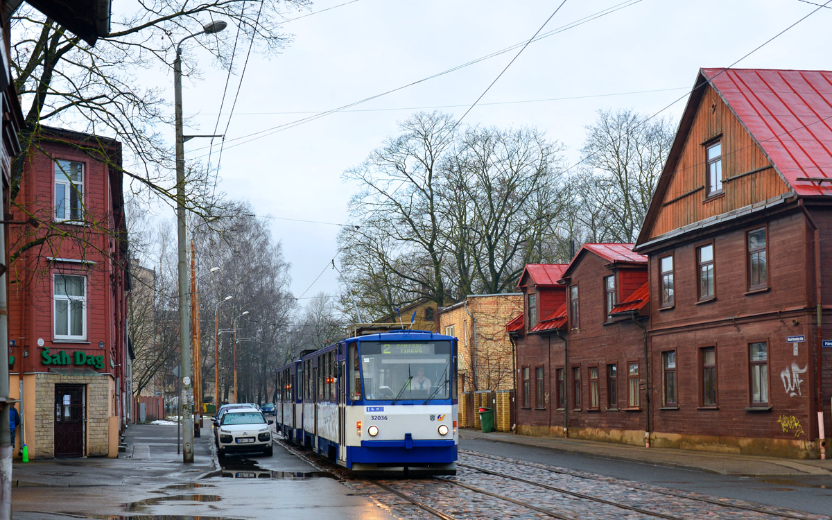 Рига, Tatra T6B5SU № 32036