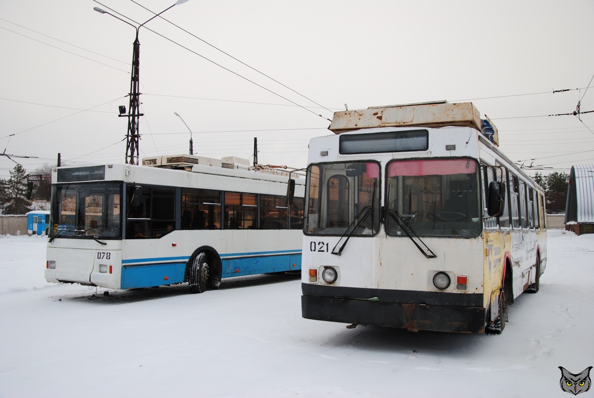 Дзержинск, Тролза-5275.05 «Оптима» № 078; Дзержинск, ЗиУ-682 КР Иваново № 021