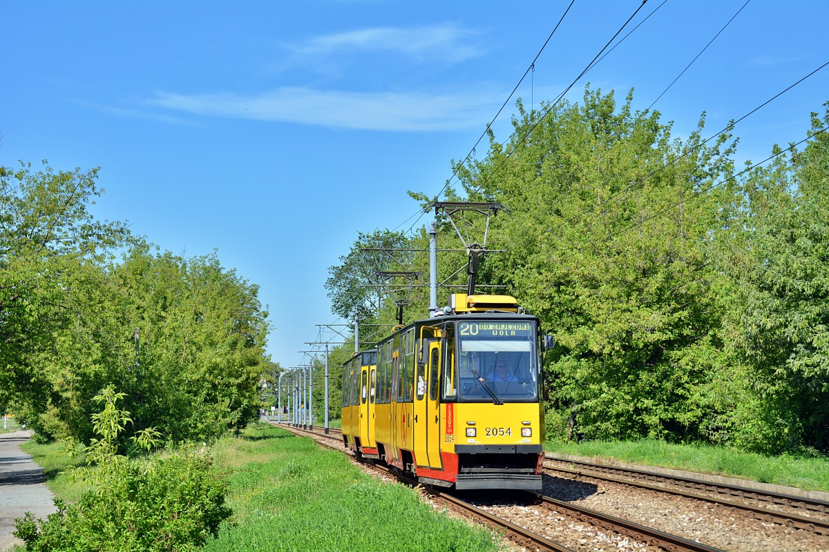 Варшава, Konstal 105N2k № 2054
