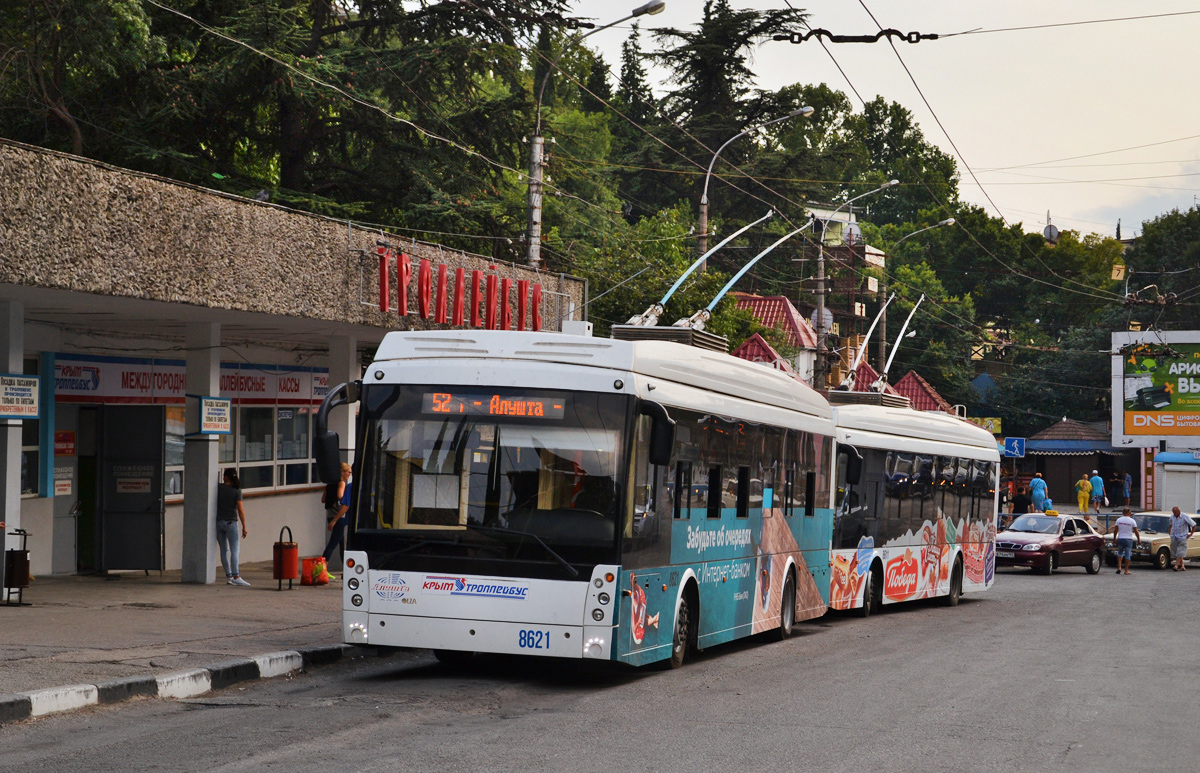 Крымский троллейбус, Тролза-5265.05 «Мегаполис» № 8621