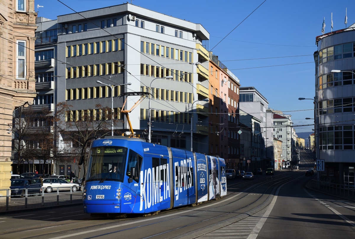 Брно, Škoda 13T Elektra № 1916