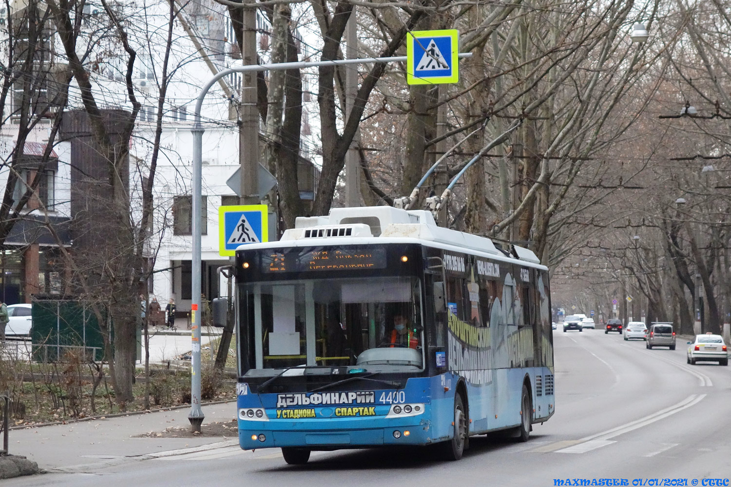 Krimmi trollid (Simferopol - Alušta - Jalta), Bogdan T70115 № 4400