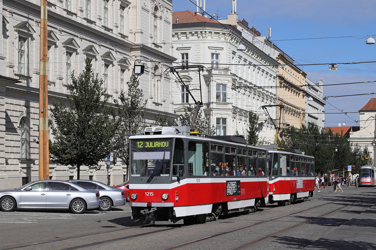Брно, Tatra T6A5 № 1215