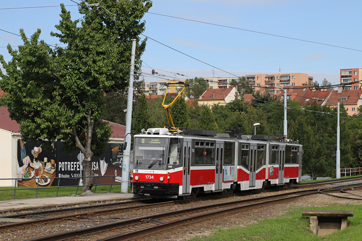 Брно, Tatra KT8D5N № 1734