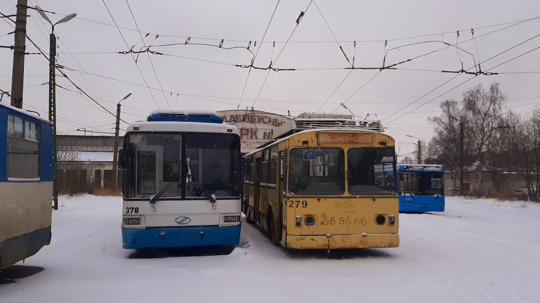 Петрозаводск, БТЗ-52768Т № 378; Петрозаводск, ЗиУ-682Г [Г00] № 279