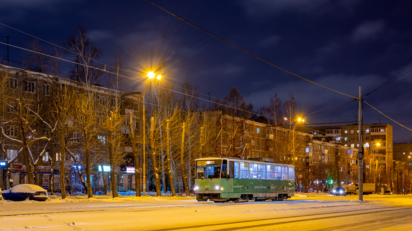 Екатеринбург, Tatra T6B5SU № 366