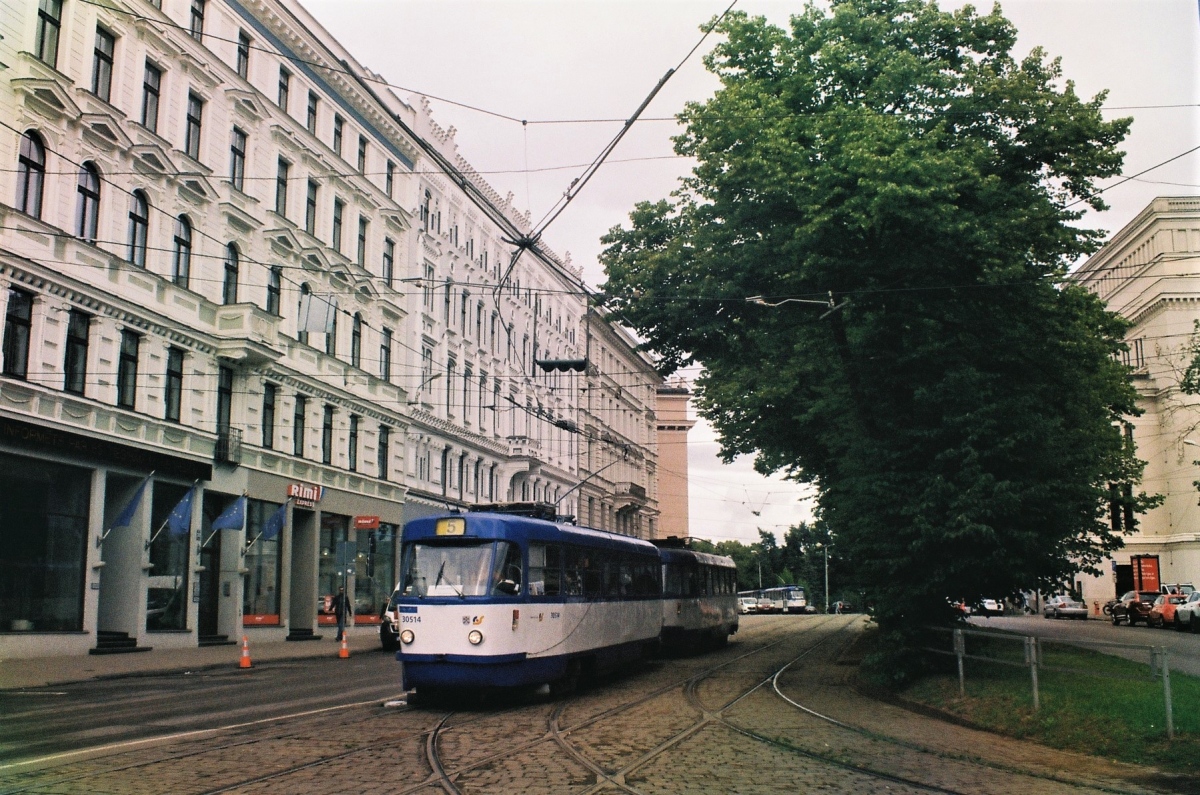 Рига, Tatra T3A № 30514; Рига, Tatra T3A № 30525