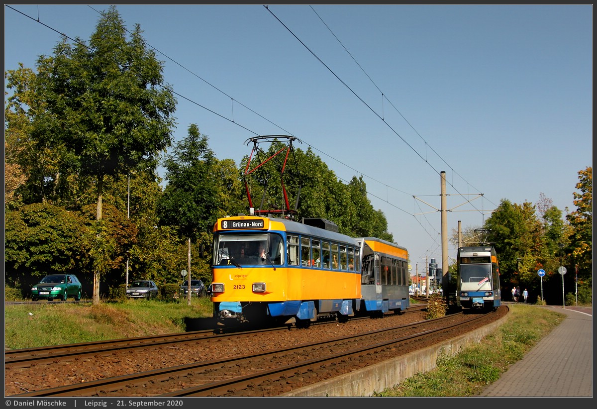 Leipzig, Tatra T4D-M1 № 2123 Leipzig, Tatra T4D-M1 № 2123