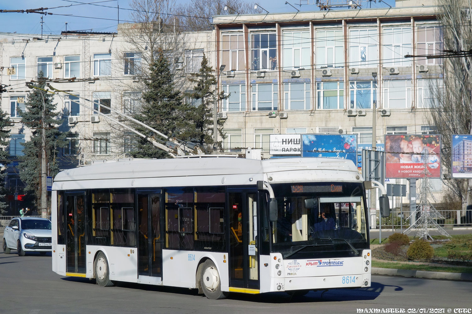 Крымский троллейбус, Тролза-5265.05 «Мегаполис» № 8614