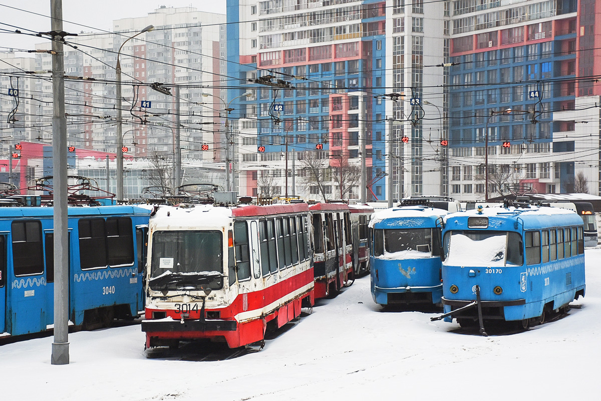 Москва, 71-134А (ЛМ-99АЭ) № 3014; Москва, МТТЧ № 30170 Москва, 71-134А (ЛМ-99АЭ) № 3014; Москва, МТТЧ № 30170