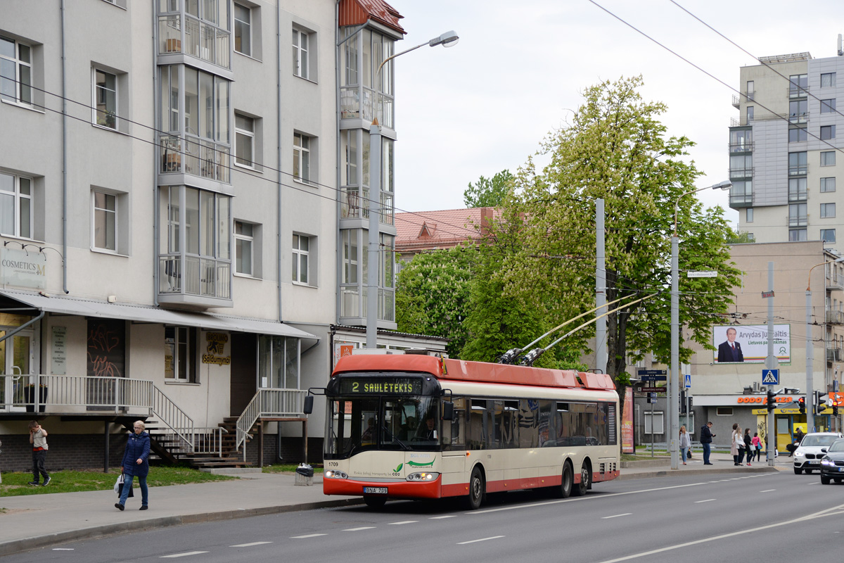 Вильнюс, Solaris Trollino II 15 AC № 1709