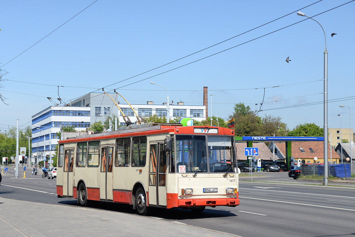 Вильнюс, Škoda 14Tr02/6 № 1477