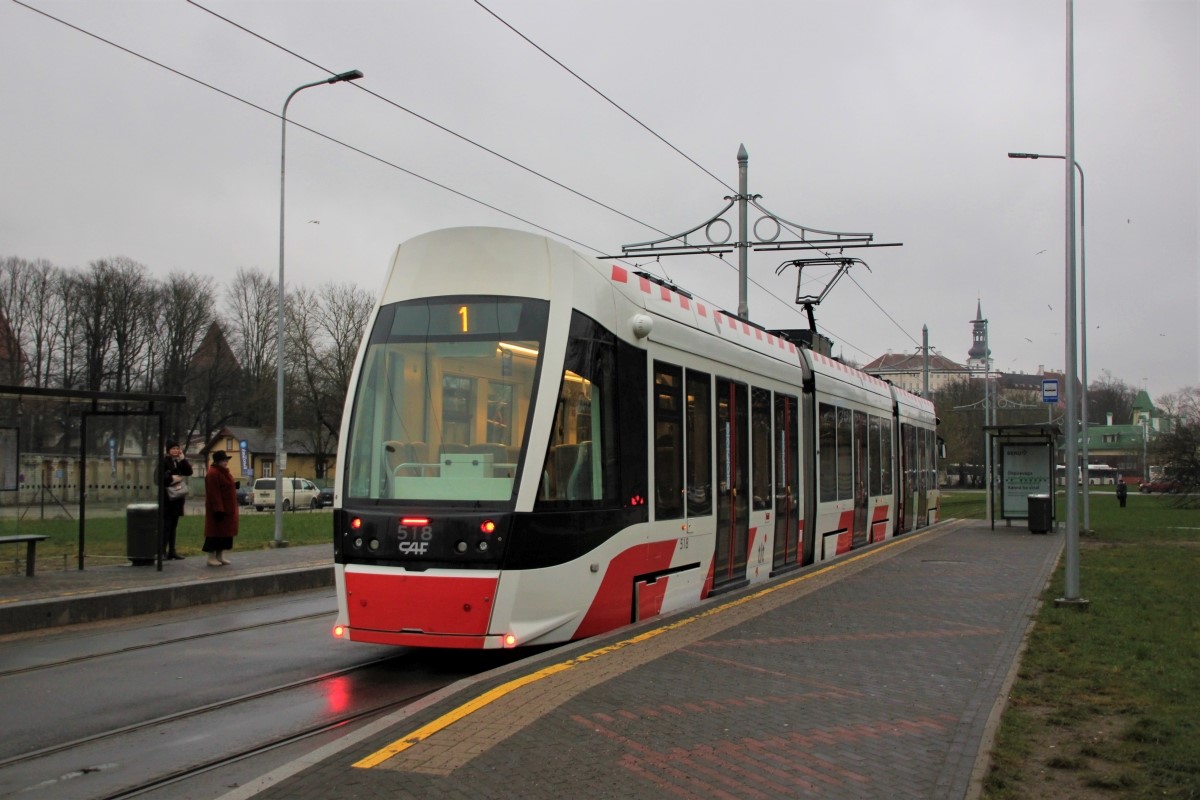 Таллин, CAF Urbos AXL № 518