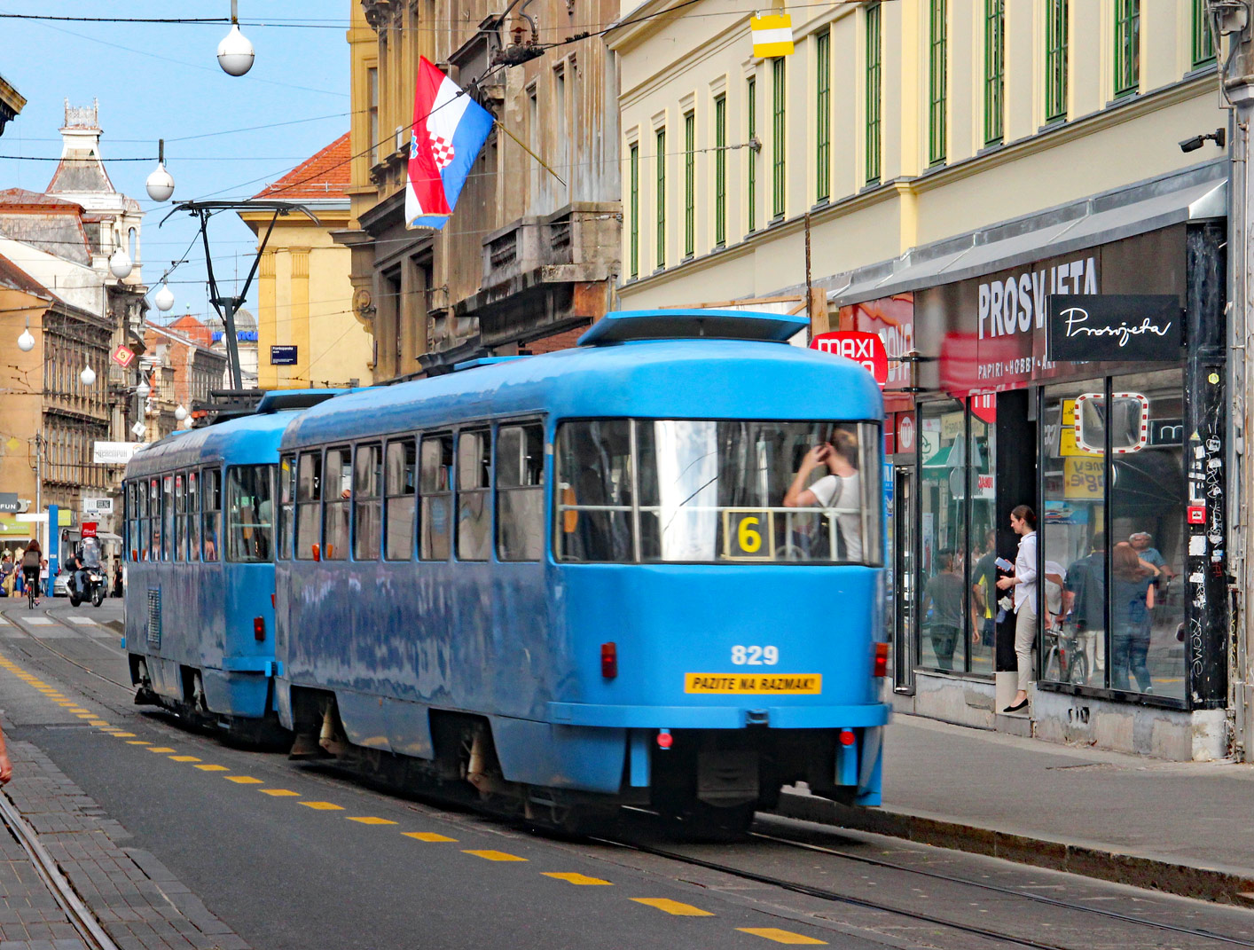 Загреб, Tatra B4YU № 829