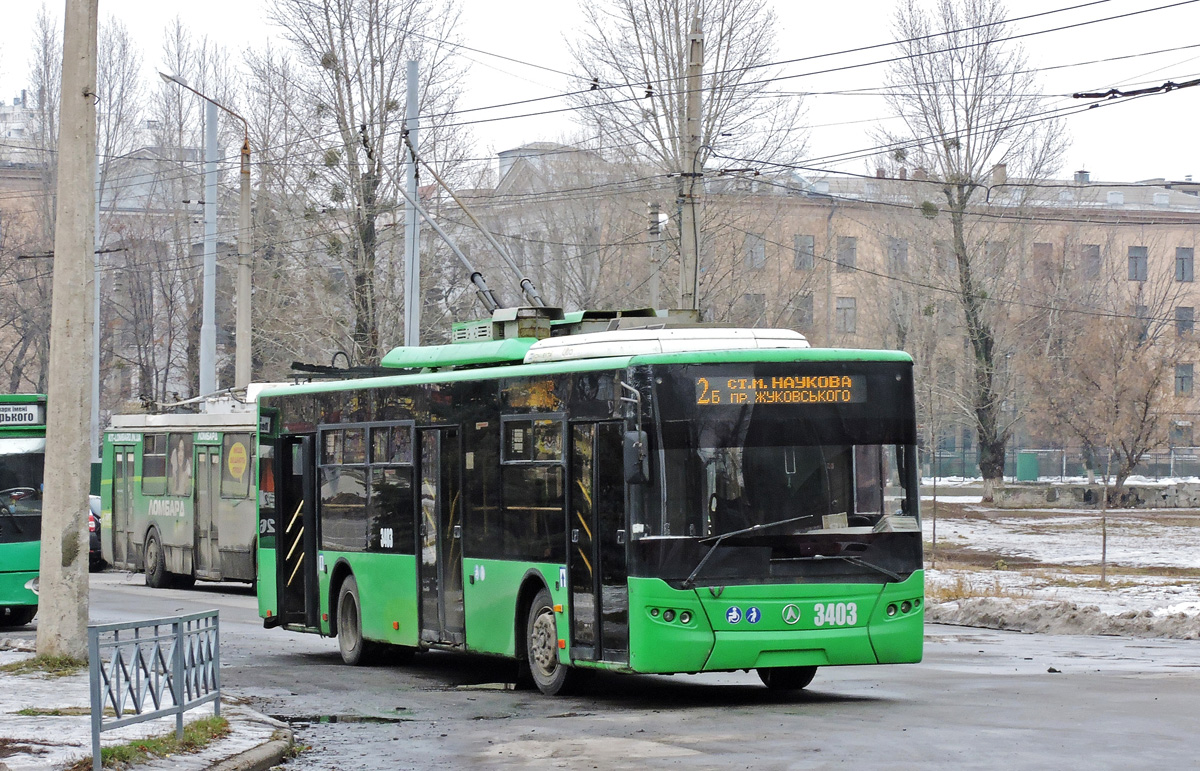 Charkov, LAZ E183A1 č. 3403