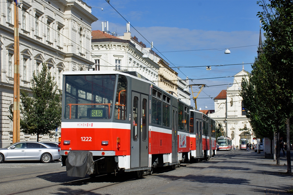 Брно, Tatra T6A5 № 1222