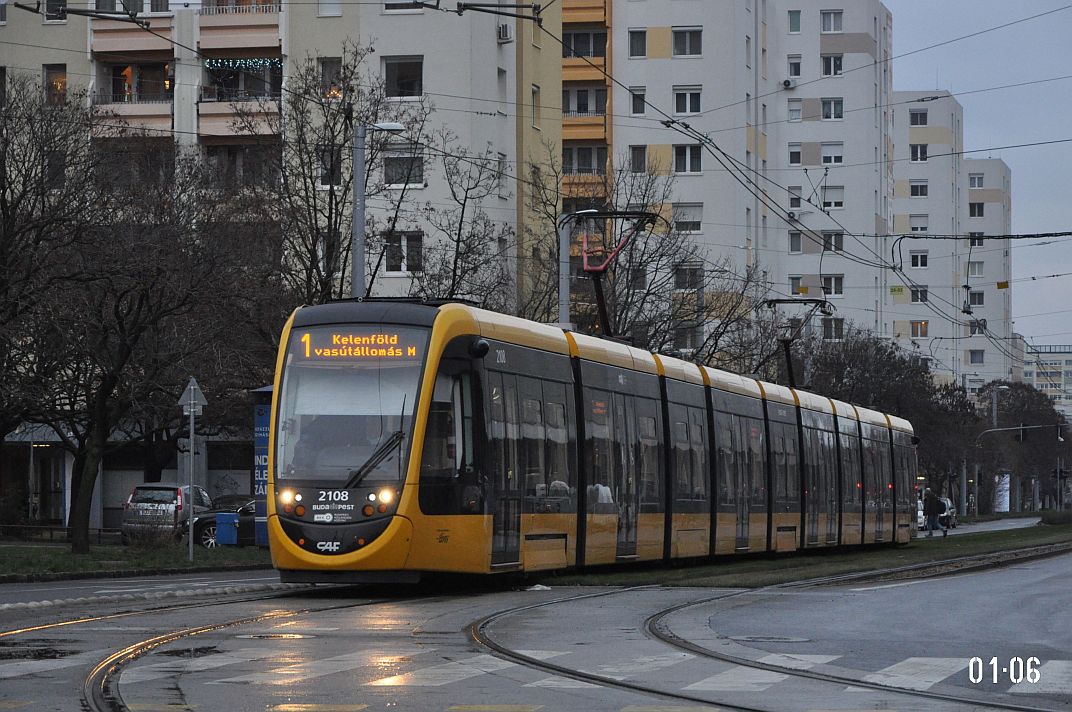 Будапешт, CAF Urbos 3 № 2108