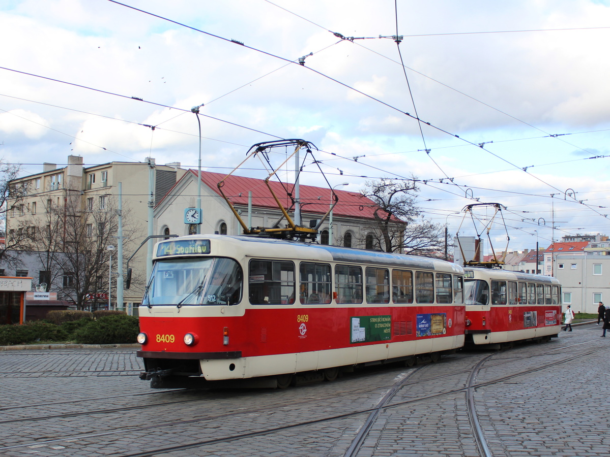 Прага, Tatra T3R.P № 8409