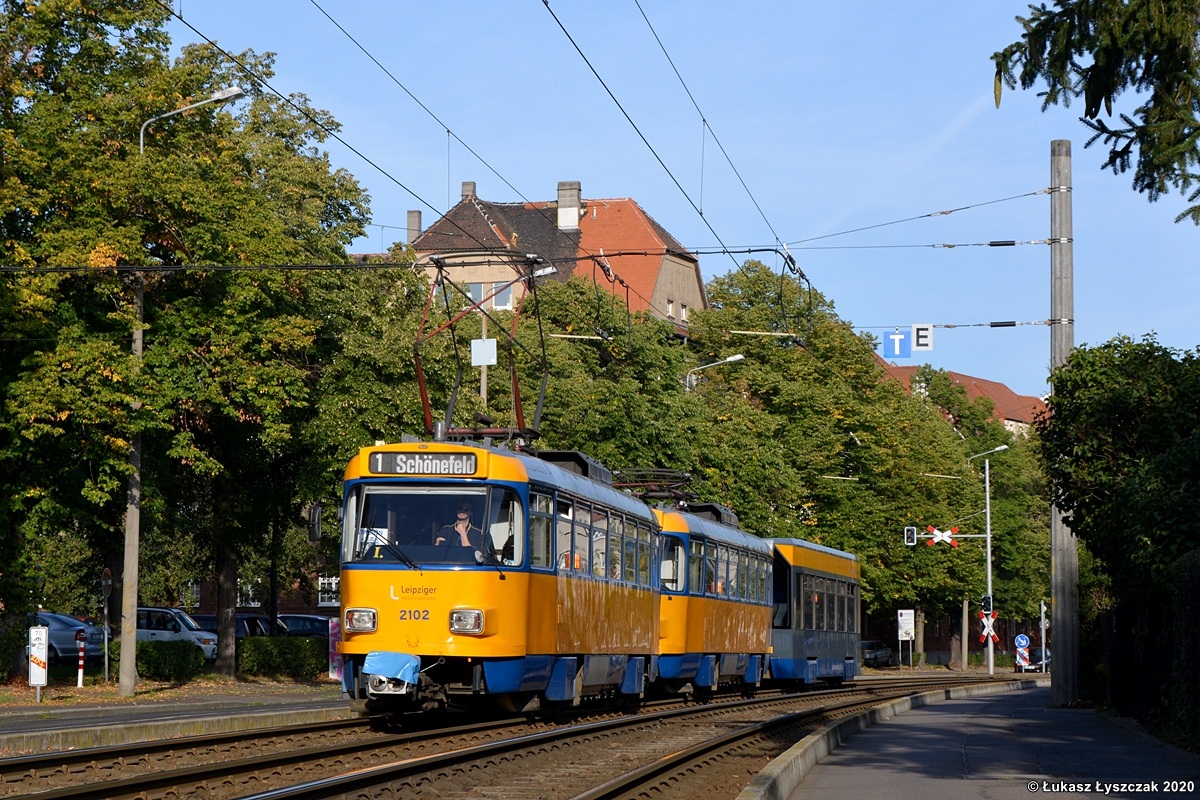 Leipzig, Tatra T4D-M1 № 2102 Leipzig, Tatra T4D-M1 № 2102