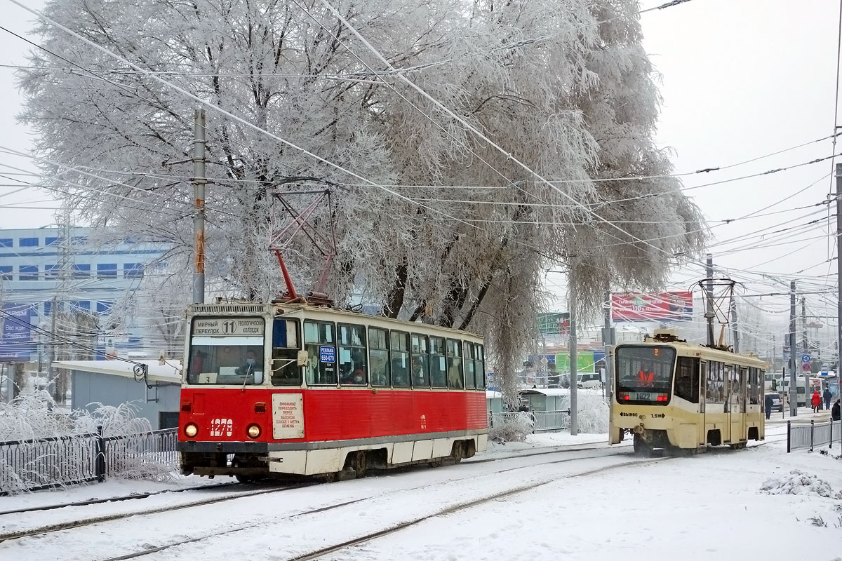 Саратов, 71-605 (КТМ-5М3) № 1278; Саратов, 71-619А № 1022