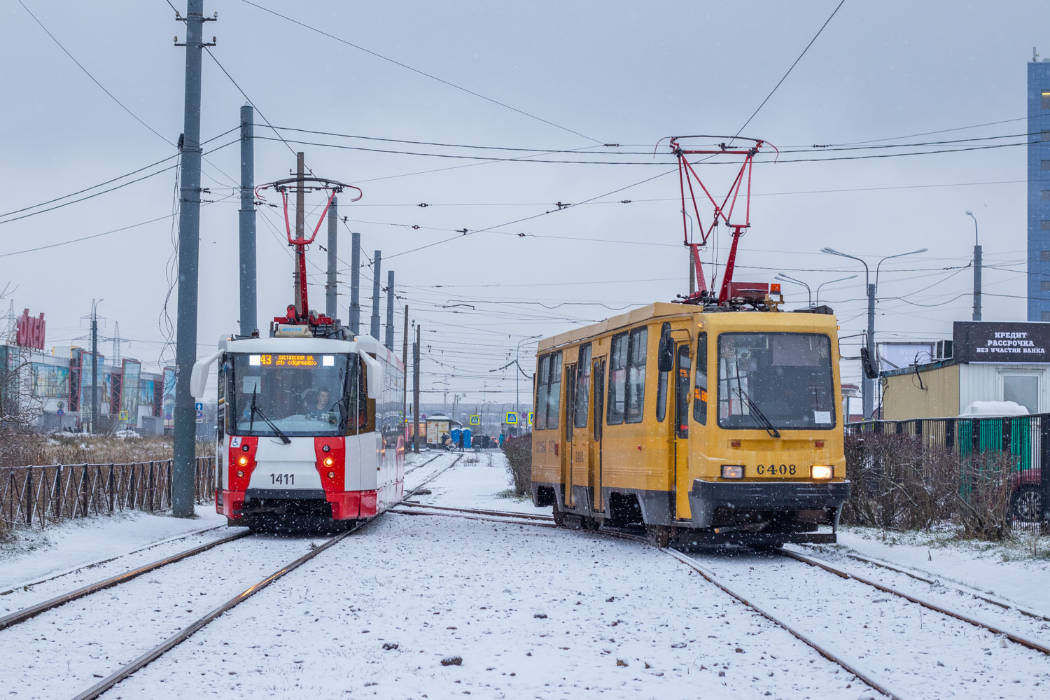 Санкт-Петербург, 71-153 (ЛМ-2008) № 1411; Санкт-Петербург, 71-134К (ЛМ-99К) № С-408