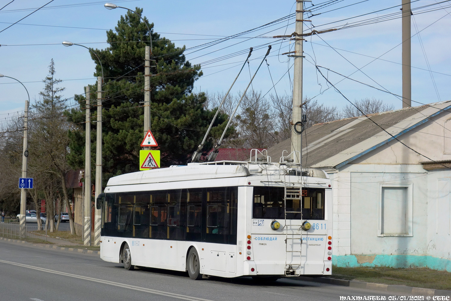 Крымский троллейбус, Тролза-5265.05 «Мегаполис» № 8611