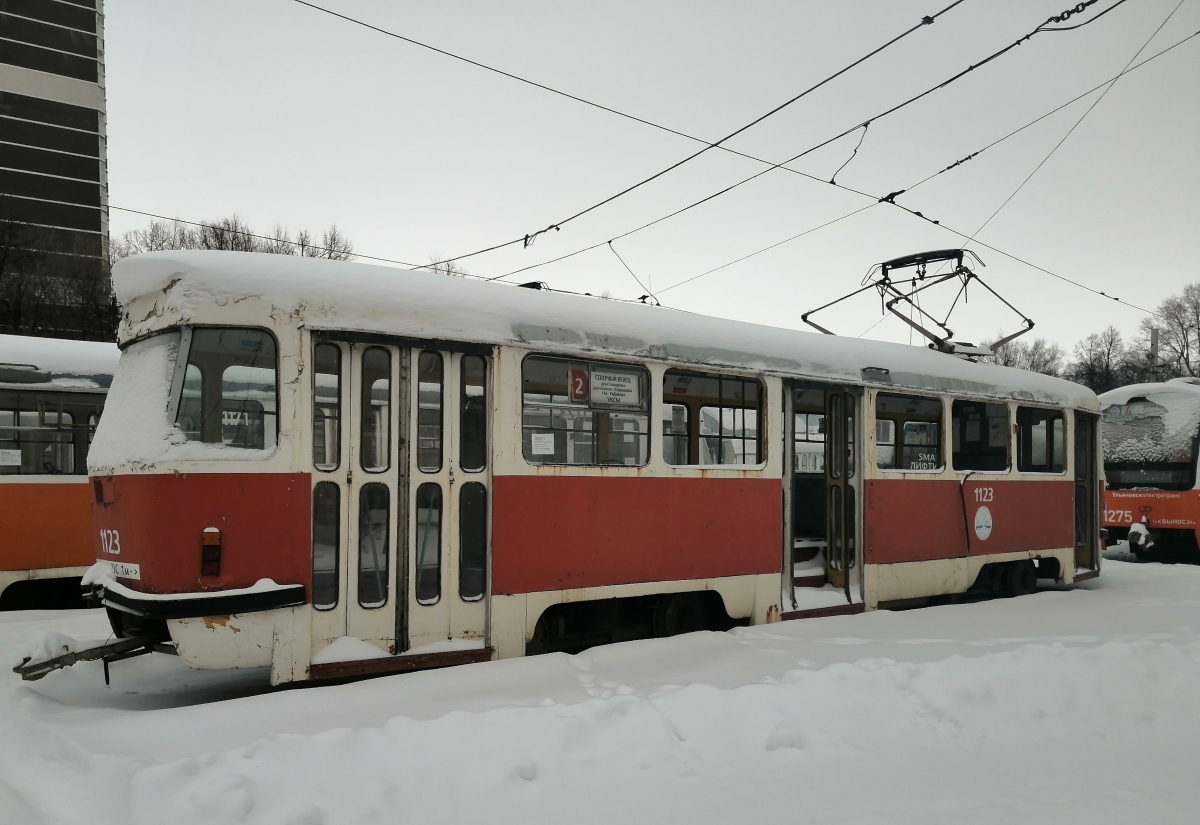 Ульяновск, Tatra T3SU № 1123