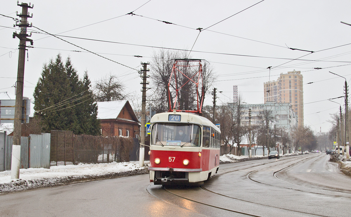 Тула, Tatra T3SU (двухдверная) № 57